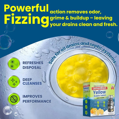 LemonBlast Yellow Bubble Tablets  (Pack Of 24)