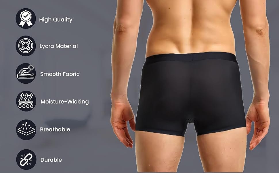 Coolmerixo™️Icy Silk Underwear for Men (Pack of 5)