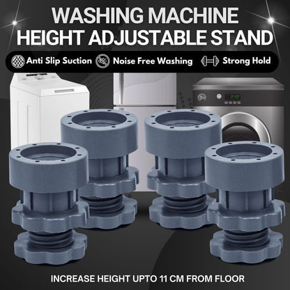 Vibrofixio™️Washing Machine Adjustable Height Footpads (Pack Of 4)